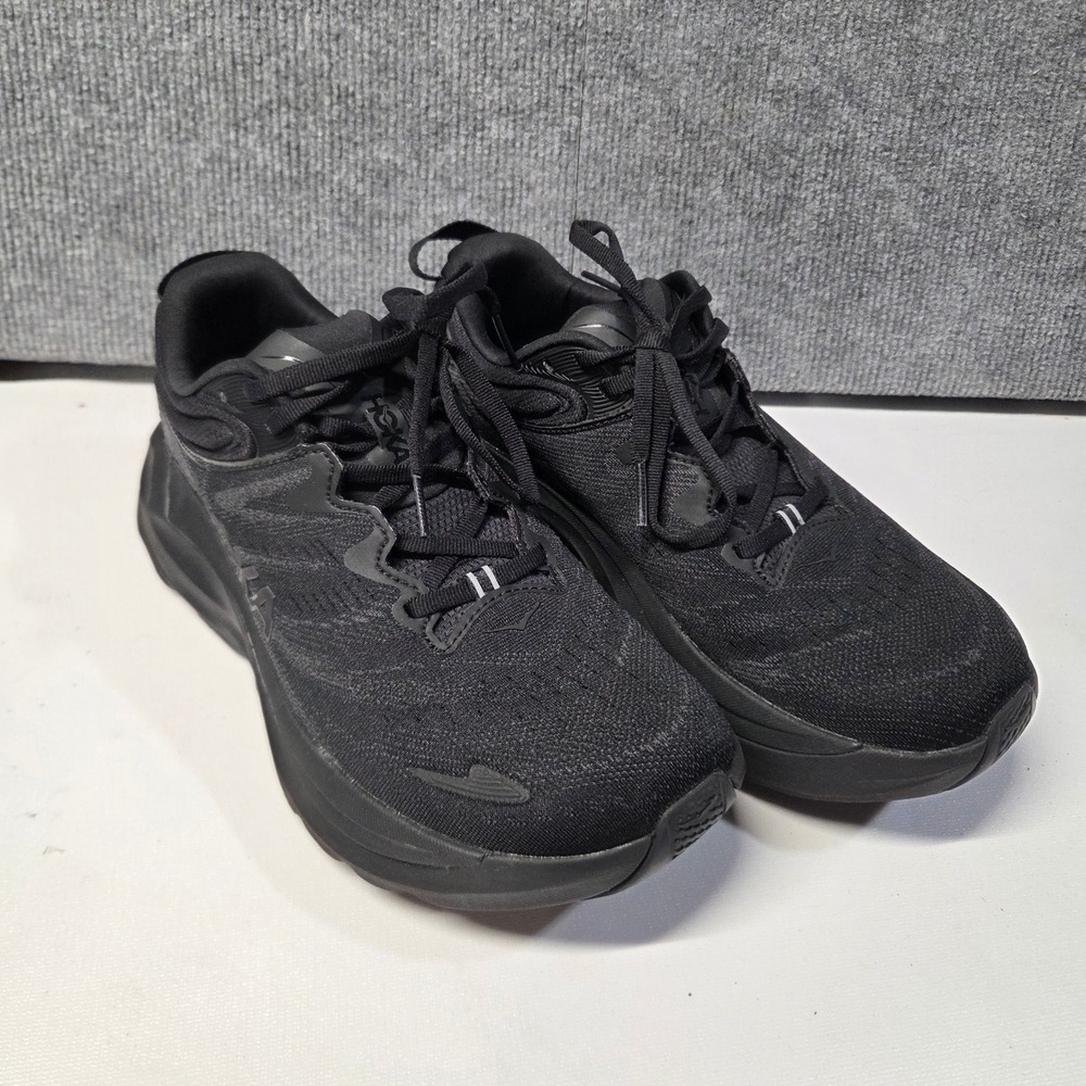 Hoka Gaviota 6 Wide Mens 8 Black Running Shoes Stability Sneakers 1171934 BBLC